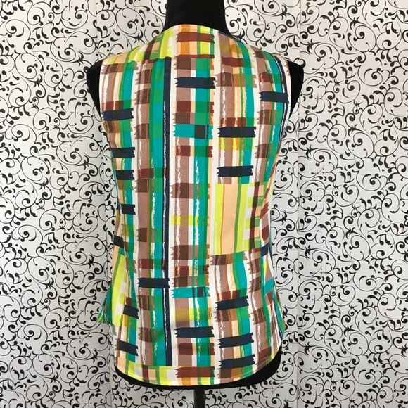 Banana Republic Multicolored Sleeveless Blouse - Picture 4 of 7